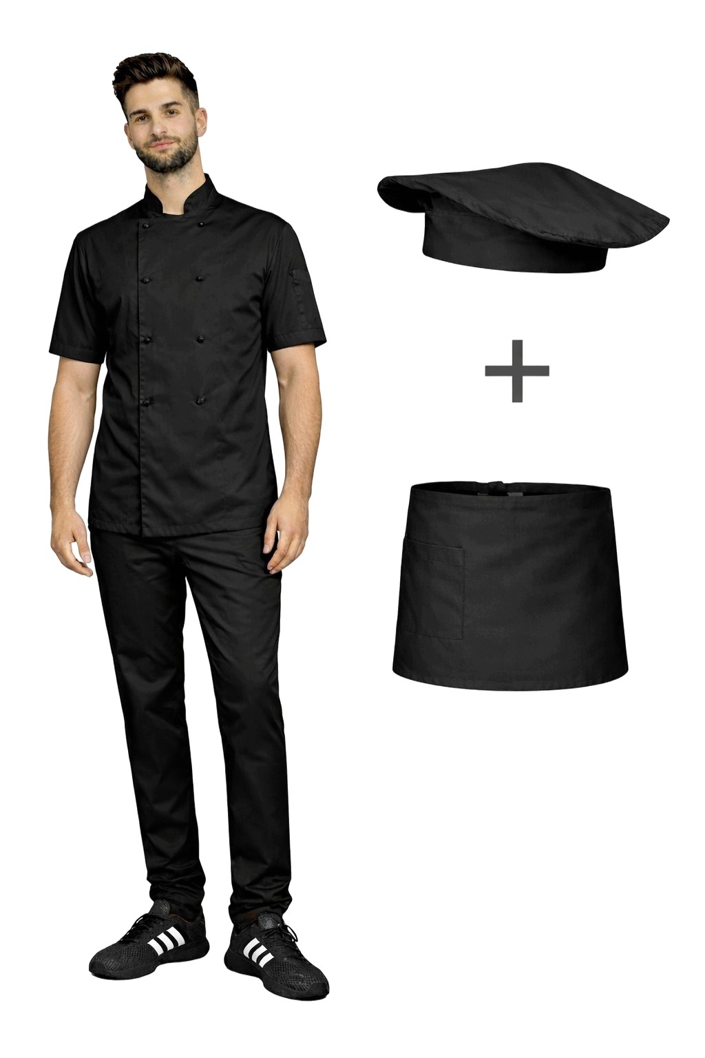 Profesionální kuchařská sada Uniform Gastronomický krátký rukáv vel. XXL