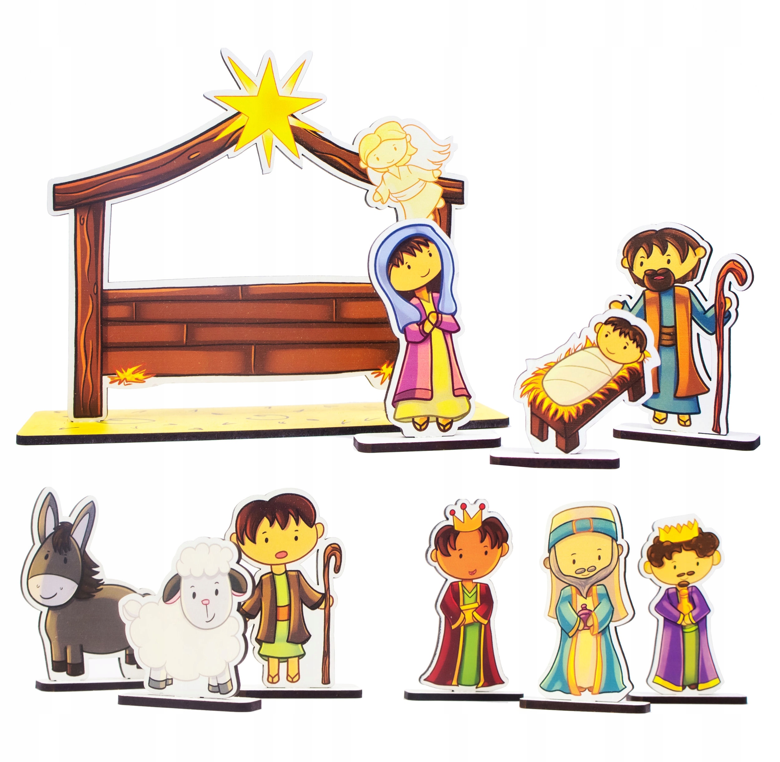 

Szopka Bożonarodzeniowa Figurki stajenka dekoracja