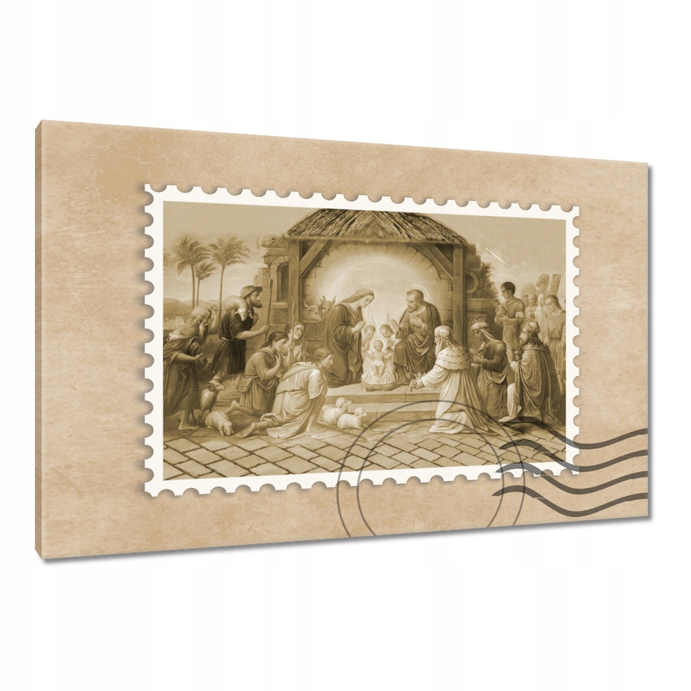 

Obrazy 120x80 Żłóbek w kolorze sepii