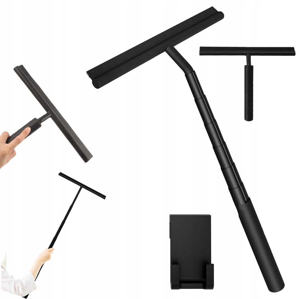 Levně Stěrka Na Sklo Dlaždicová Silikonová Sprcha Zrcadel Teleskopická