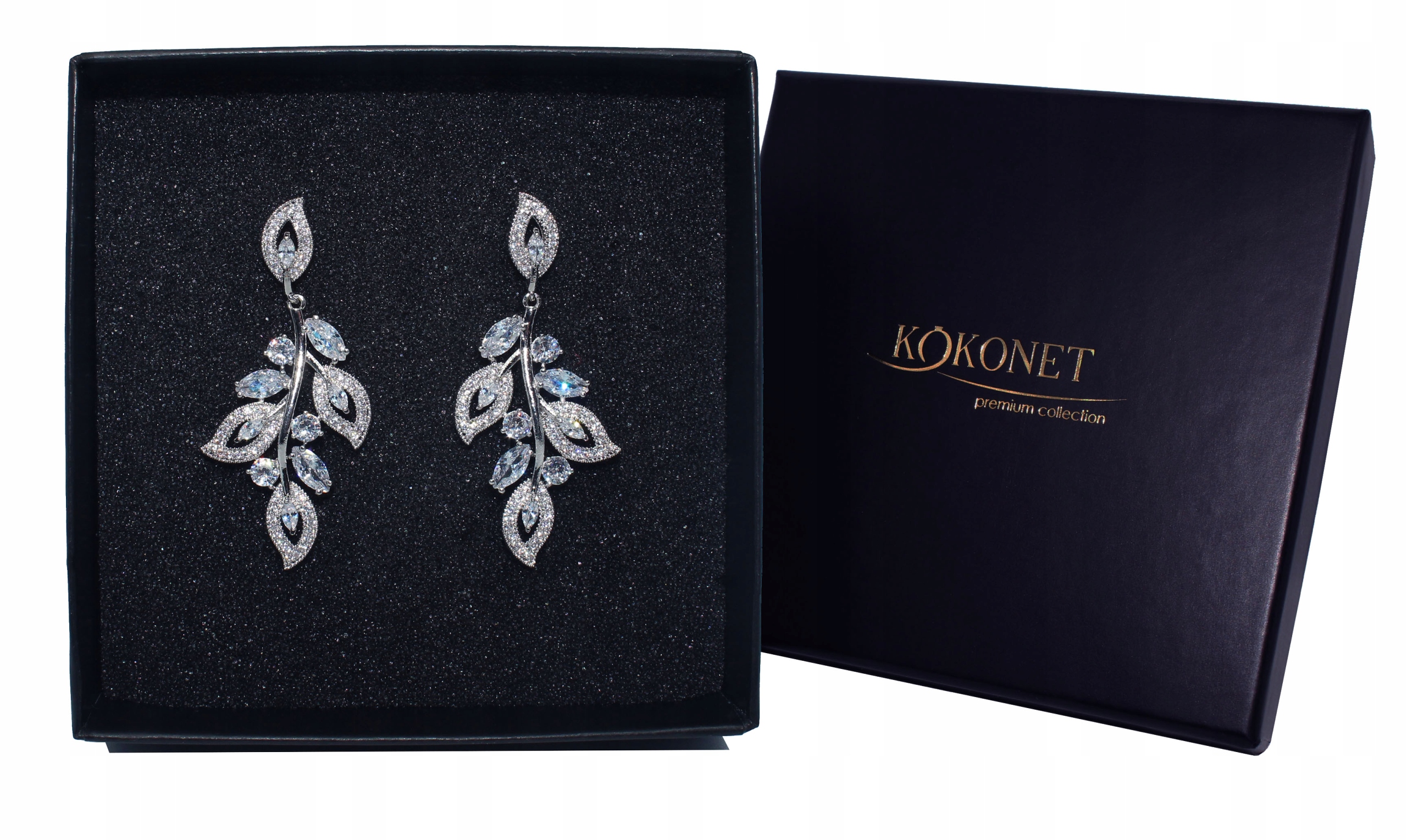 Svatební dlouhé dámské zirkony