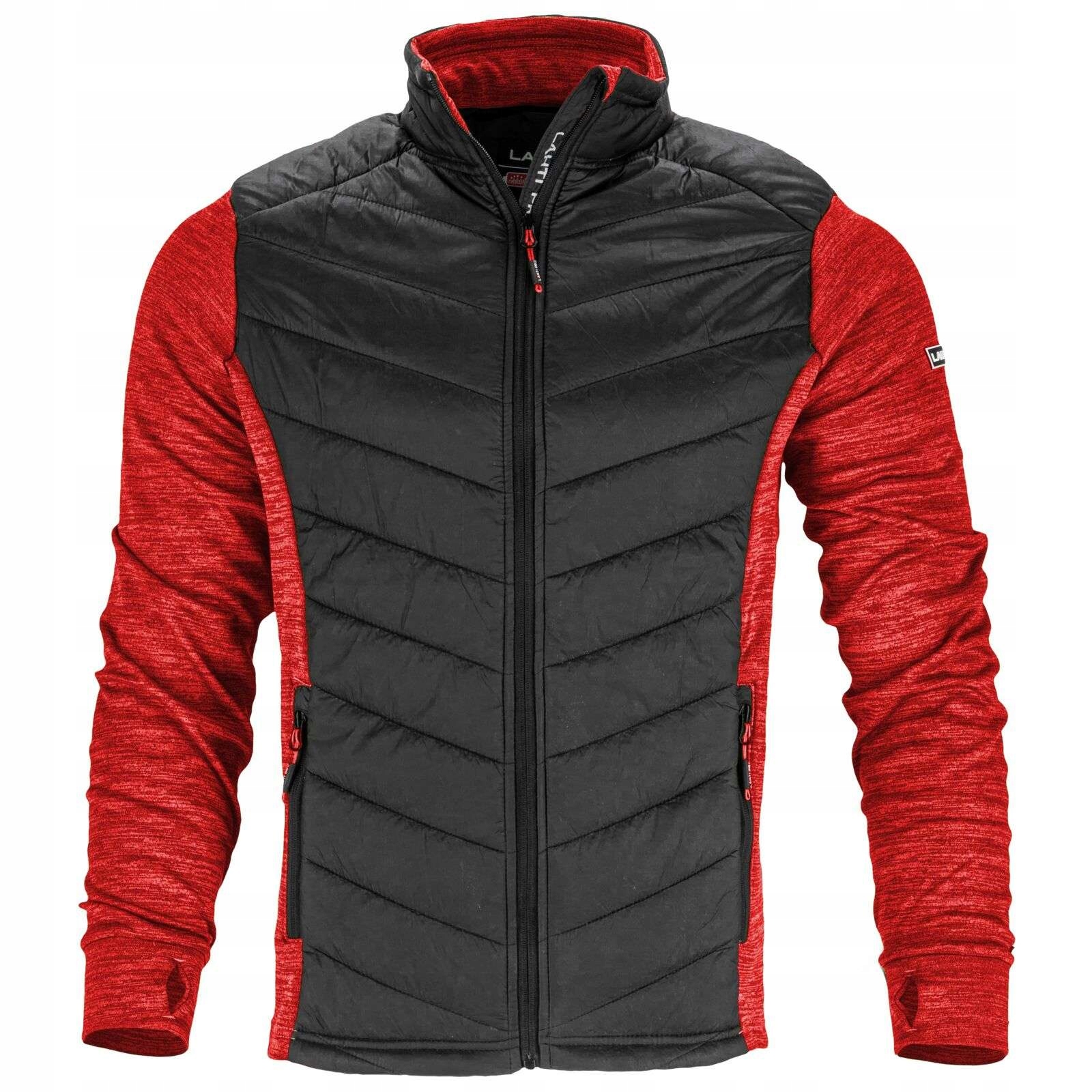Bluza męska robocza pikowana rozpinana kurtka czerwona Lahti Pro L40132 3XL