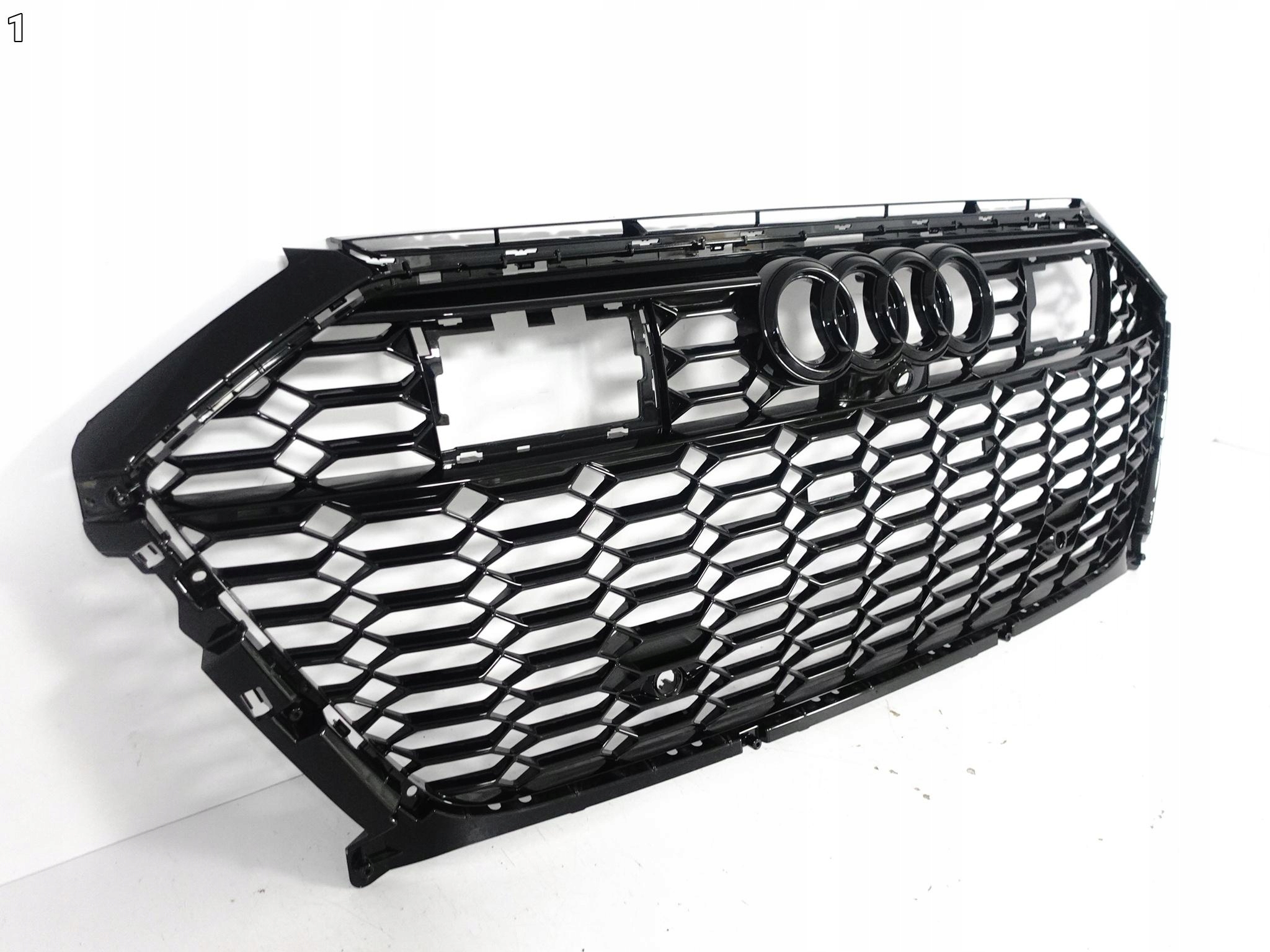 AUDI RS7 4K8 RS6 4K0 C8 20- grill grille grid W bumper front BLACK NIGHT