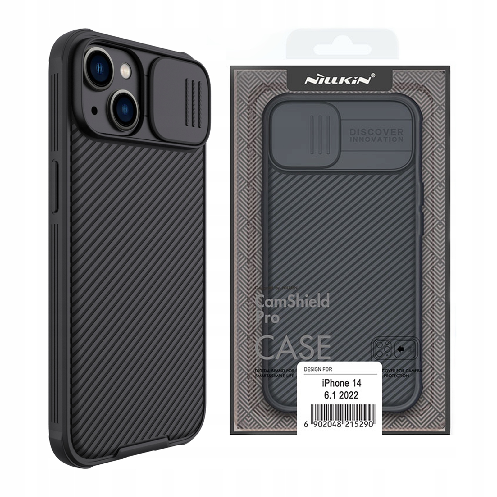 

Etui do iPhone 14, case, obudowa, Nillkin Cam