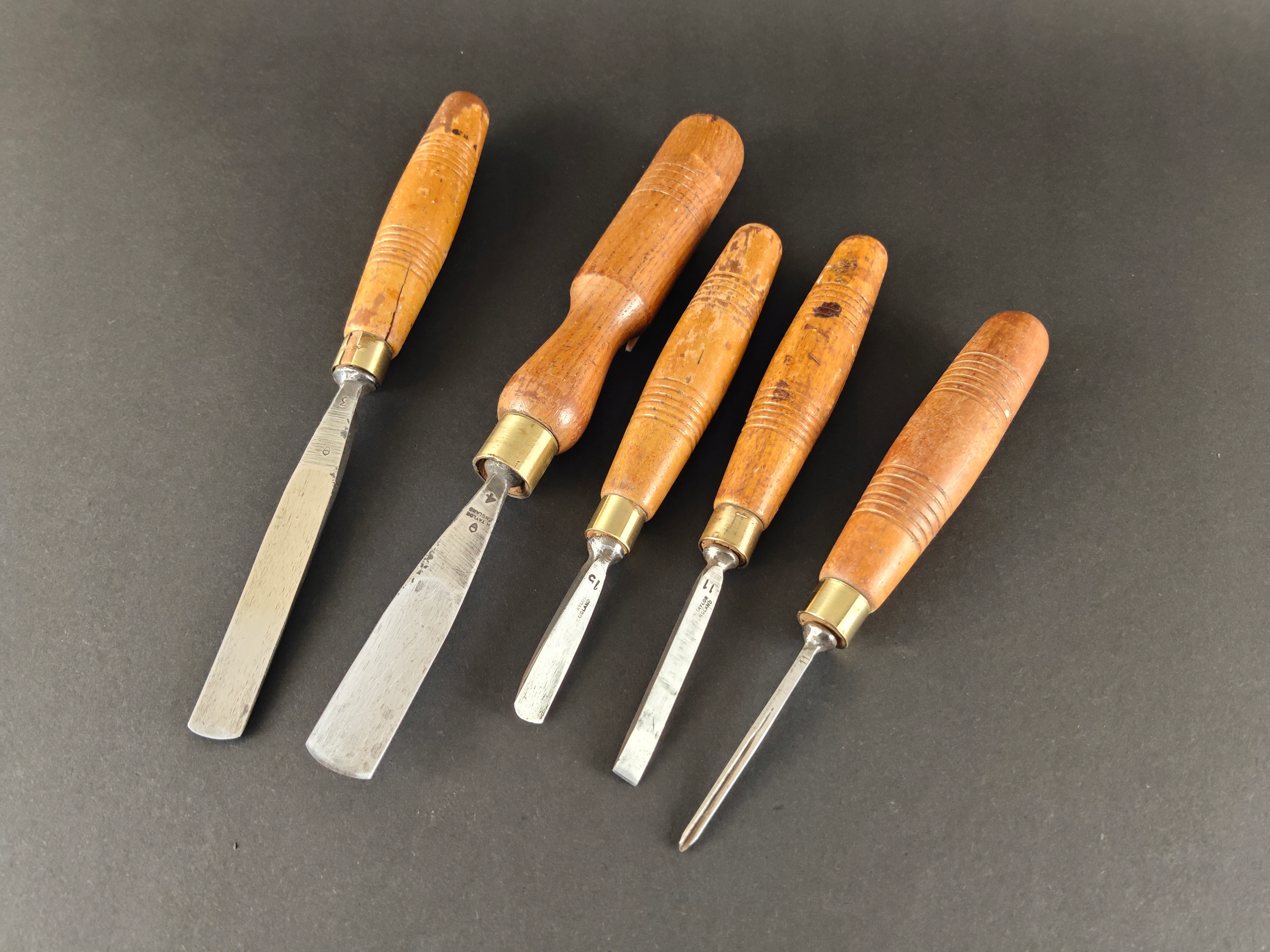 STARE ANGIELSKIE DŁUTA RZEŹBIARSKIE HENRY TAYLOR