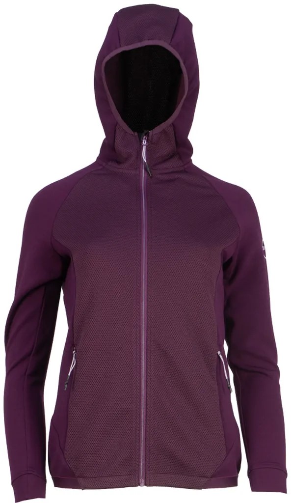 dámská sportovní mikina s kapucí na zip GTS303061L Scuba Plum 38/M