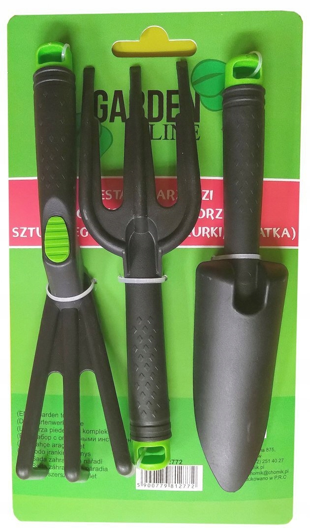 

Zestaw małych narzędzi ogrodniczych 28cm 3 elem.