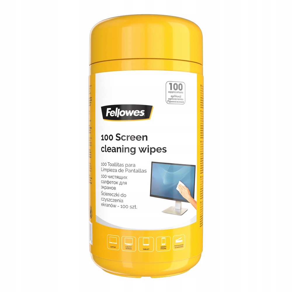 

Ściereczki Do Czyszczenia Ekranów Fellowes 100 Szt