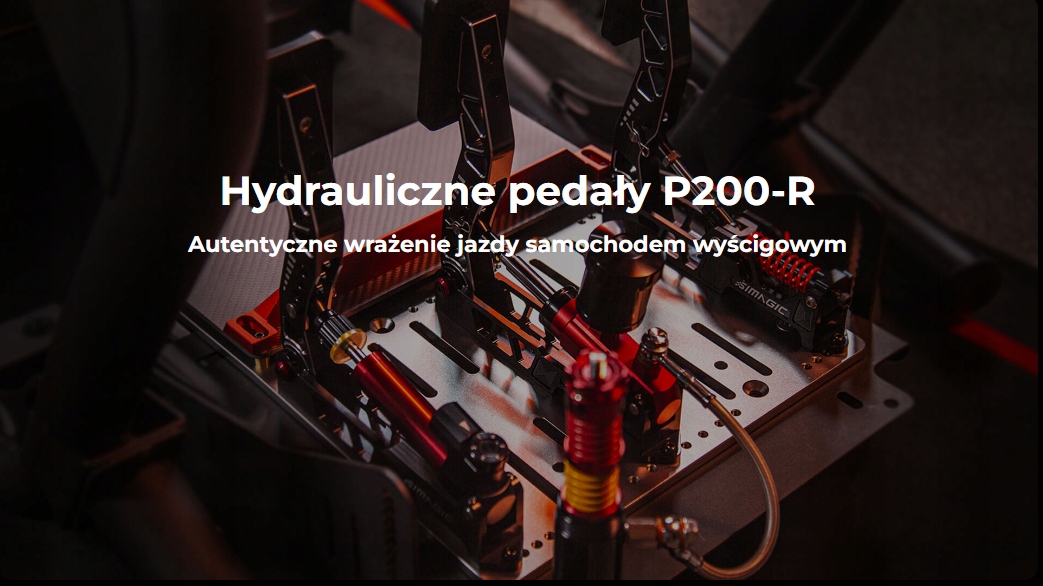SIMAGIC System hydrauliczny z dwoma pedałami, czujnik siły 200kg, S312 — 7
