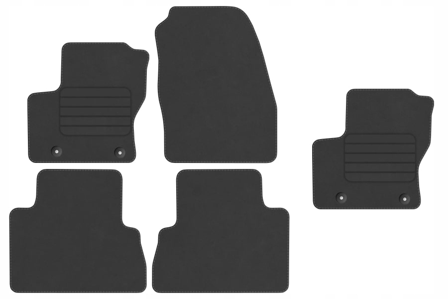 Ford C-Max II 2010 – 2011 velurové koberce Grafit Std 4+1