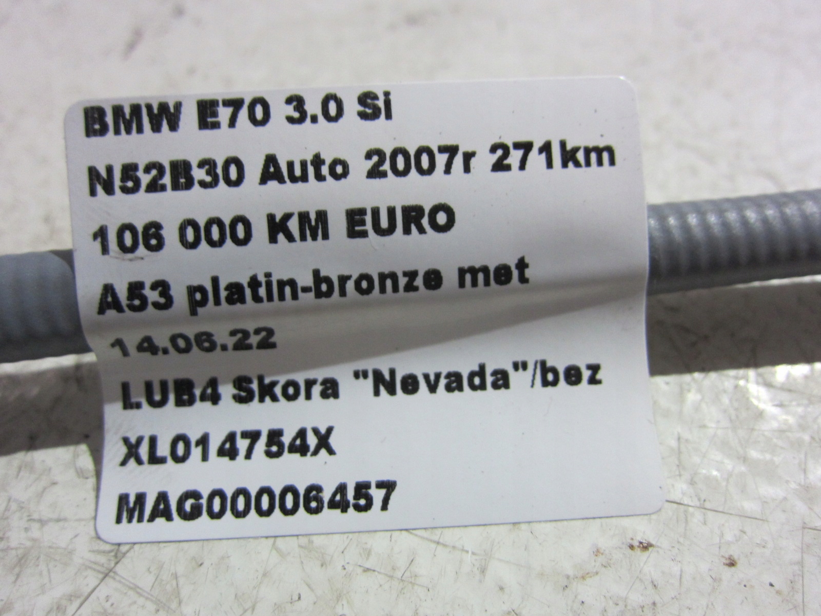 BMW X5 E70 3.0 N52 SONDA LAMBDA REGULACYJN 7558081