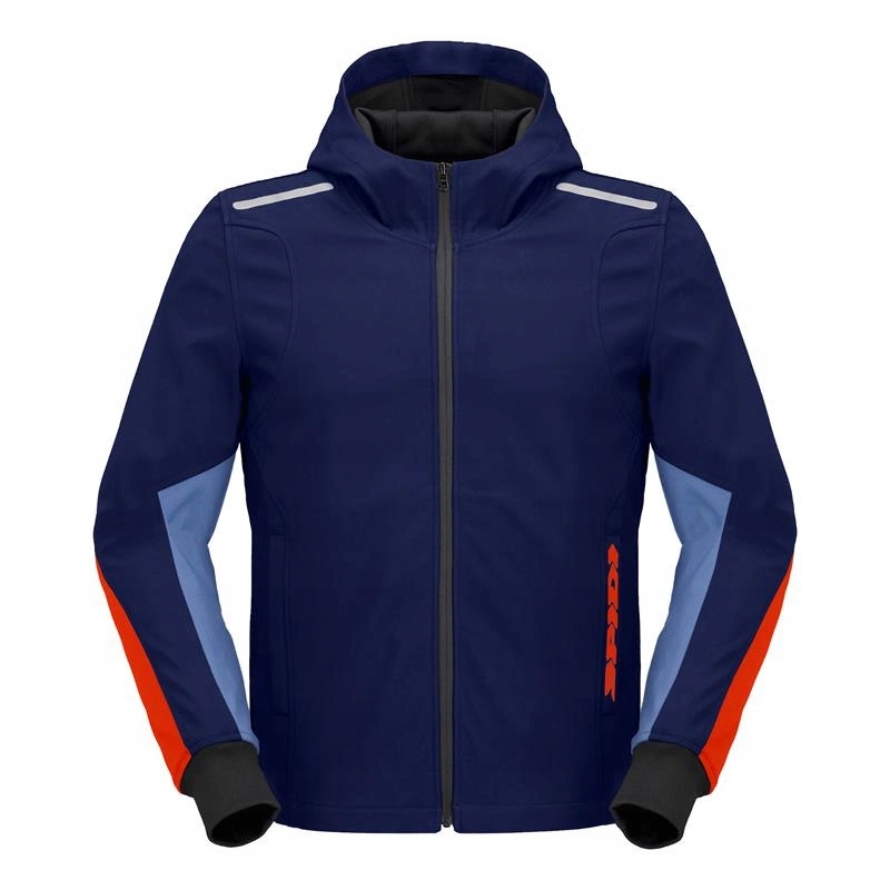 Motocyklová mikina Spidi Hoodie Armor Light Navy/red grantová Darčeky