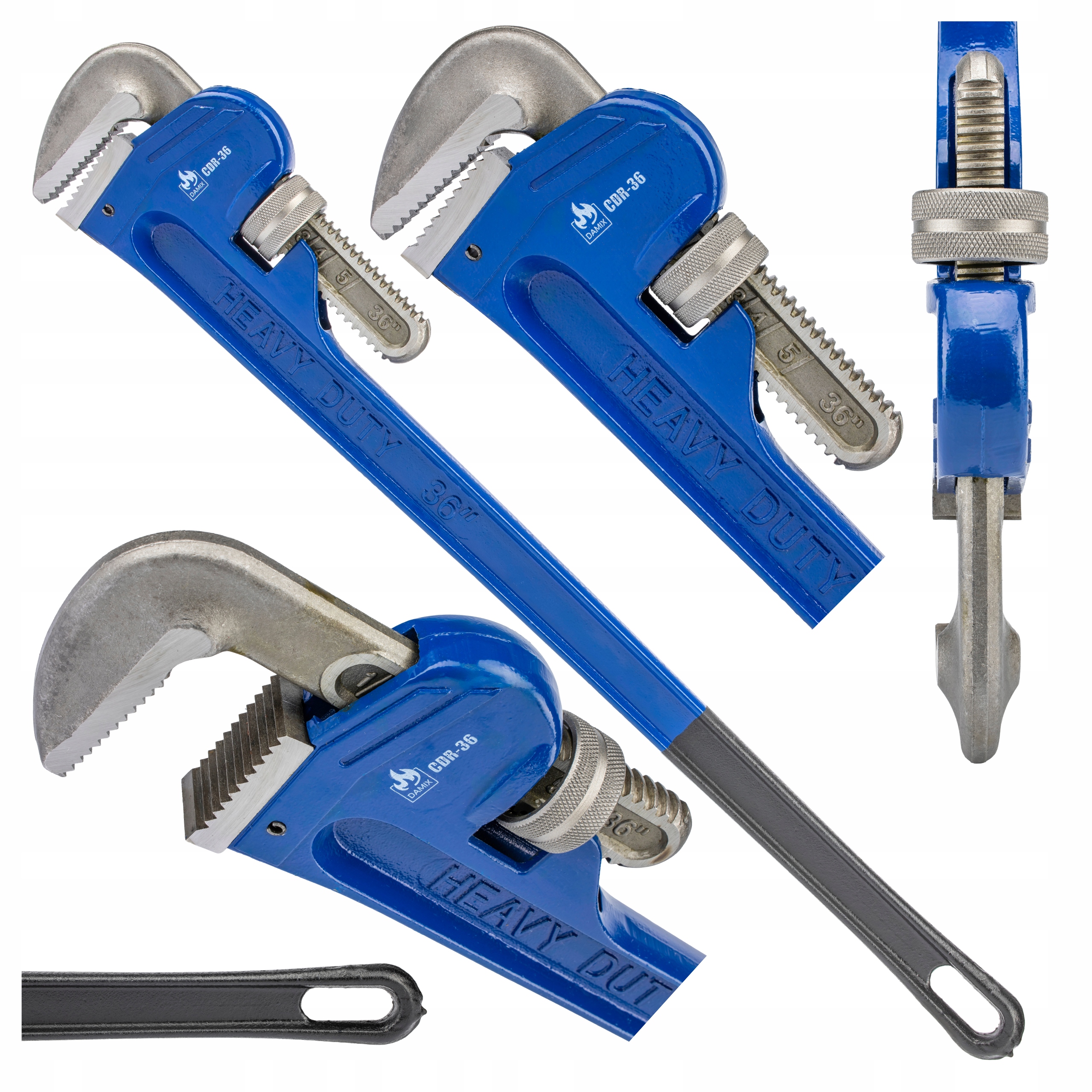 Stavitelný Klíč Na Trubky Hydraulický Siko Typ Stillson 900 MM 36"