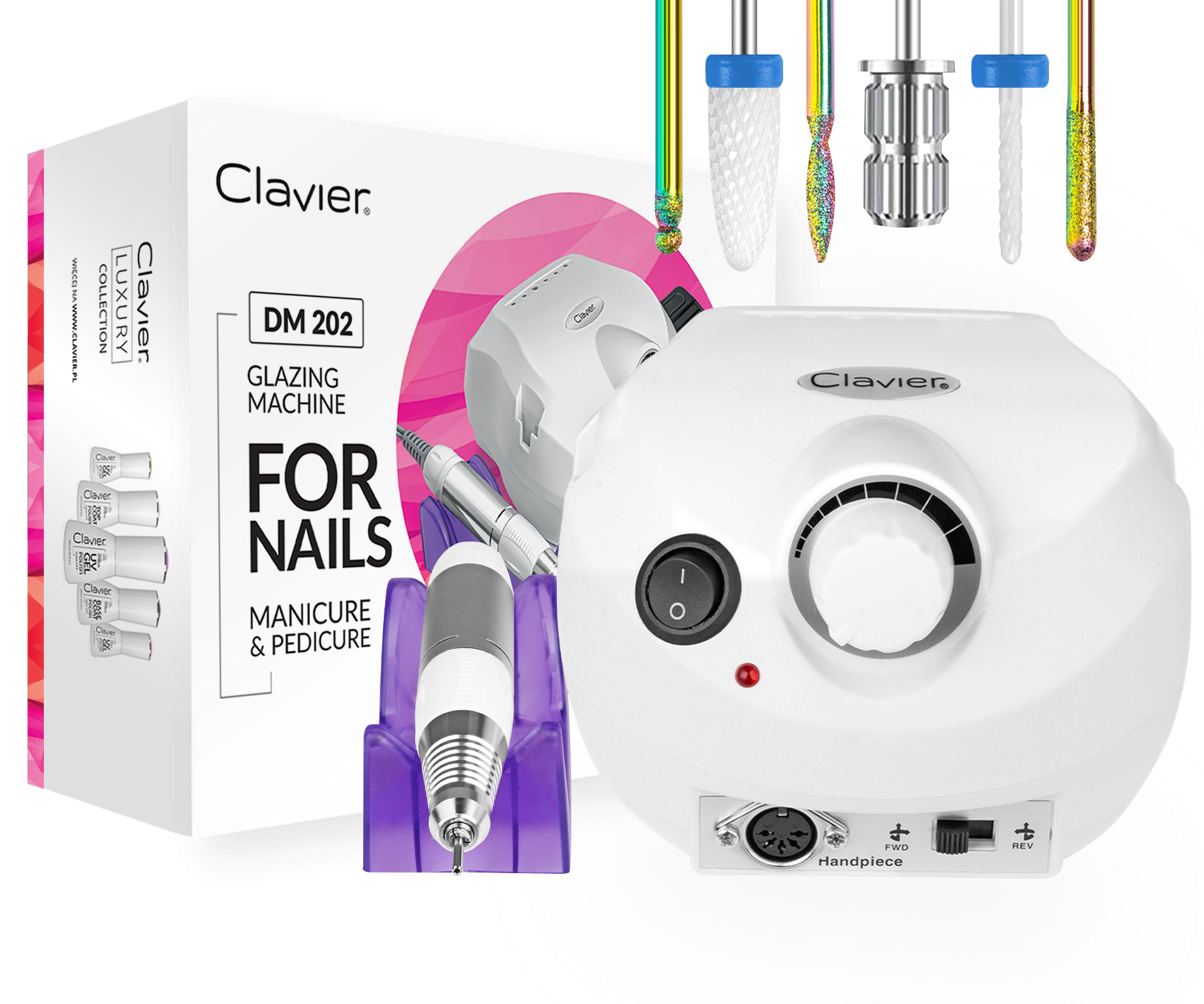 Frezarka do paznokci Clavier DM202 65 W