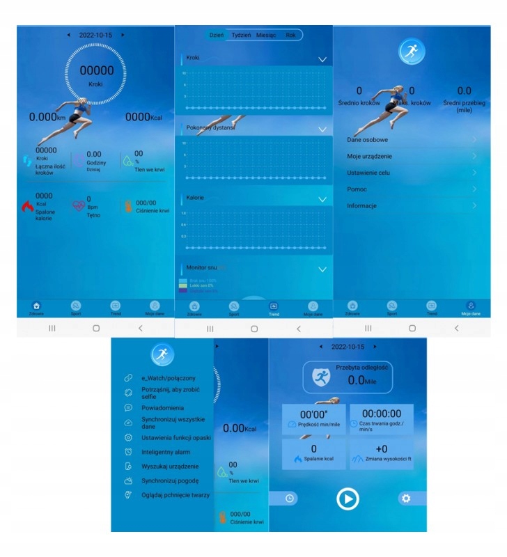 SMARTWATCH 119S ZEGAREK OPASKA SPORTOWA Model inny