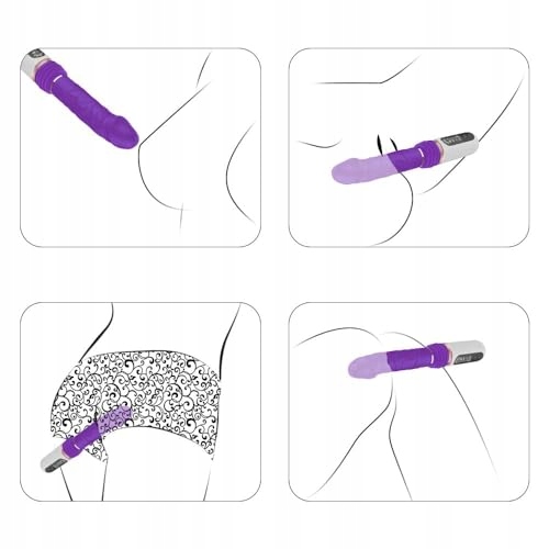 FICKMASCHINE Dildo Wibrator Dla Kobiet Z Funkcją Pchnięcia I Wibracjami — miniatura 9