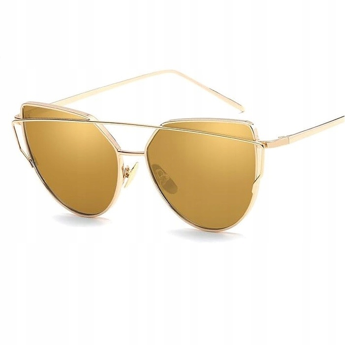 OKULARY LUSTRZANKI GLAM ROCK FASHION RÓŻ OK21WZ4 Fason inny