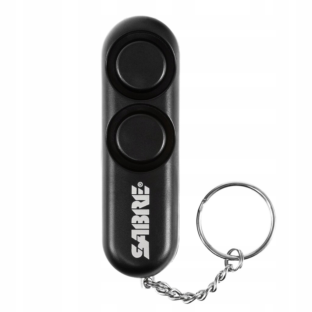 Alarm osobisty samoobrona odstraszacz brelok głośny Sabre Red Black