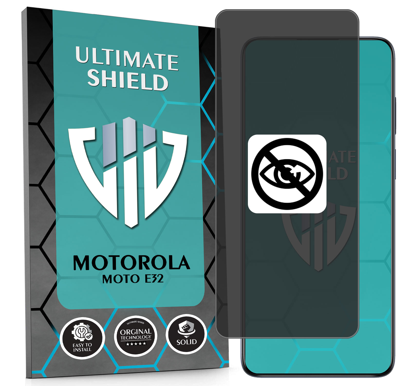 Sklo 5D Privacy Private Anti-spy Pro Motorola Moto E32 Hydrogelové Matné