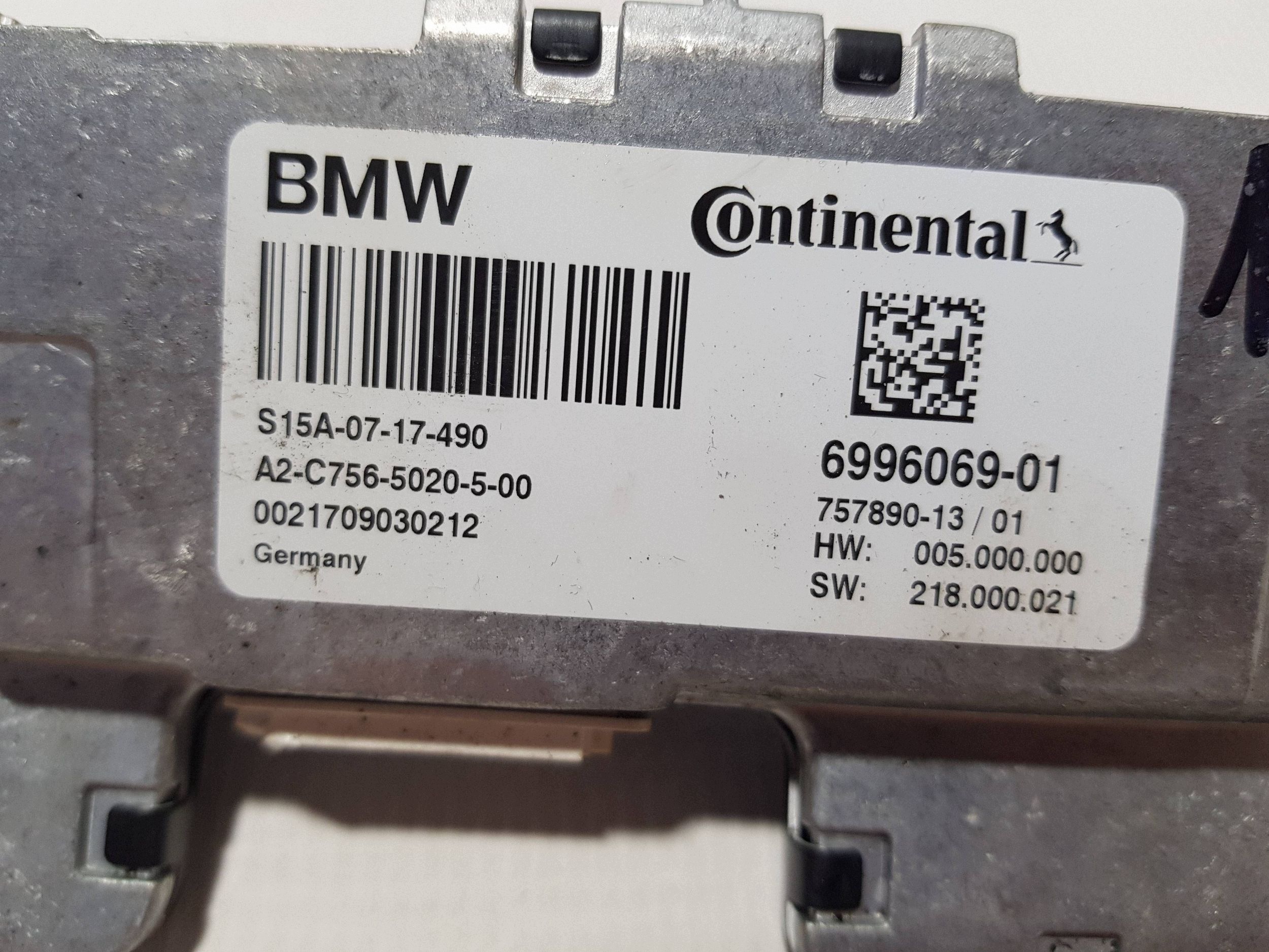 BMW 6996069 G30 G31 G32 module control unit KAMERY KAFAS