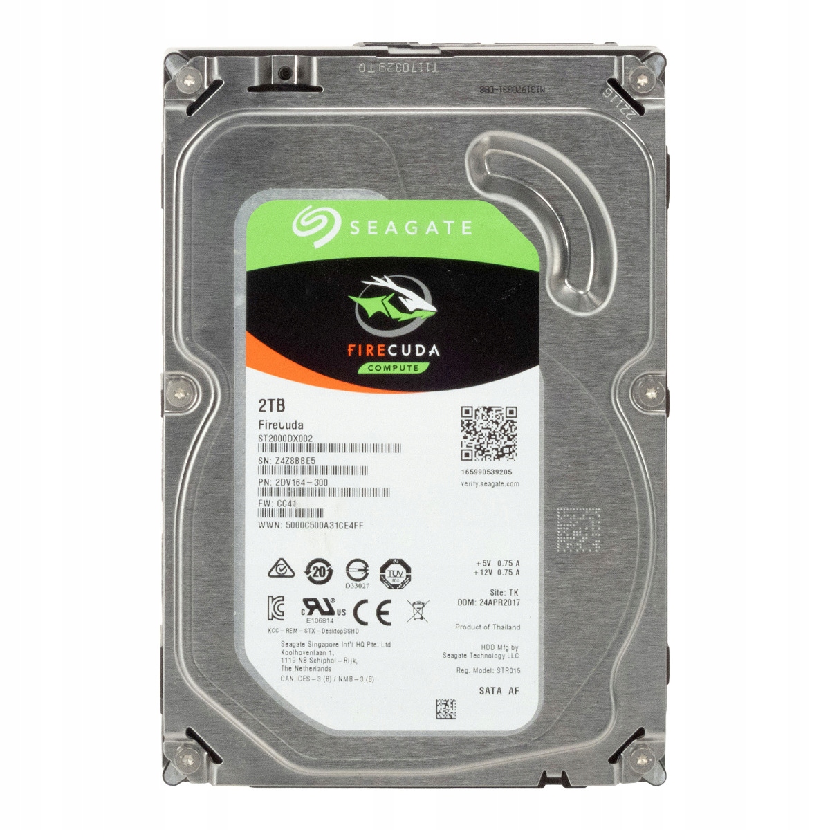 Seagate FireCuda 2TB 7.2K 64MB Sata III 3.5'' ST2000DX002