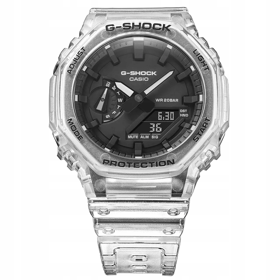 Sportovní hodinky Casio G-shock GA-2100SKE Skeleton Gwar3+3L Zibi+ Gravírování