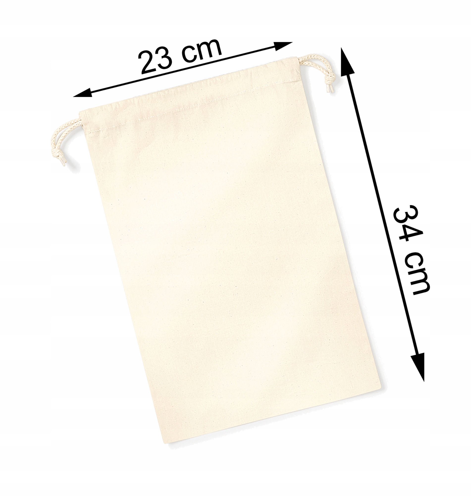 PEROSNALIZOWANY WOREK NA ŚWIĄTECZNY PREZENT POD CHOINKĘ Z IMIENIEM 23*34CM Kod producenta A00009012334 Westford Mill ORGANICZNA BAWEŁNA