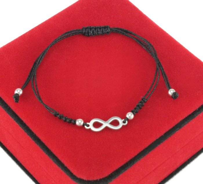 

Bransoletka Srebrna Nieskończoność Stal 316 L