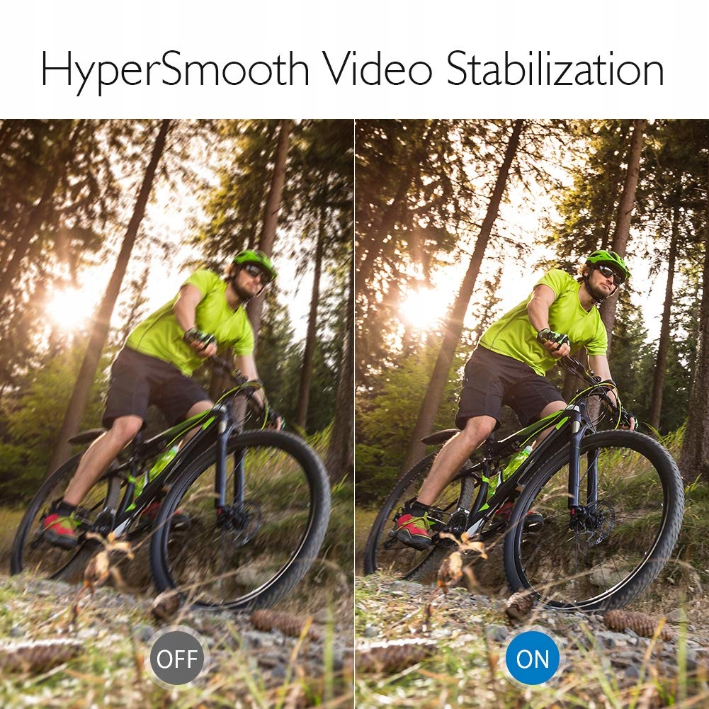AKASO Kamera Sportowa 4K 60FPS Wodoodporna 40M 20MP WiFi Stabilizacja — miniatura 3