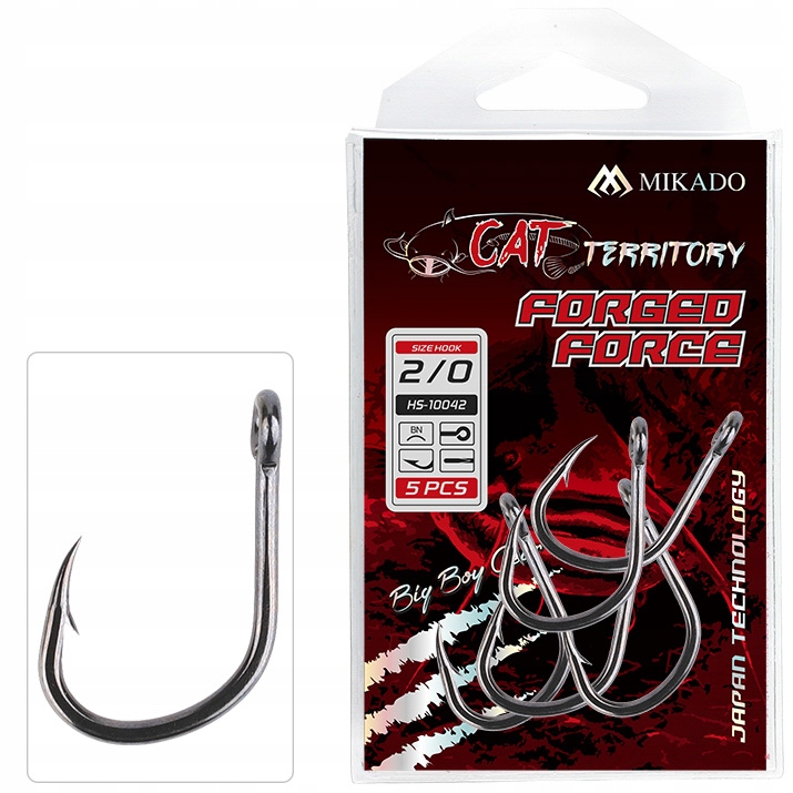 Haczyk Cat Territory Forged Force nr 4/0 Bn op.4szt.