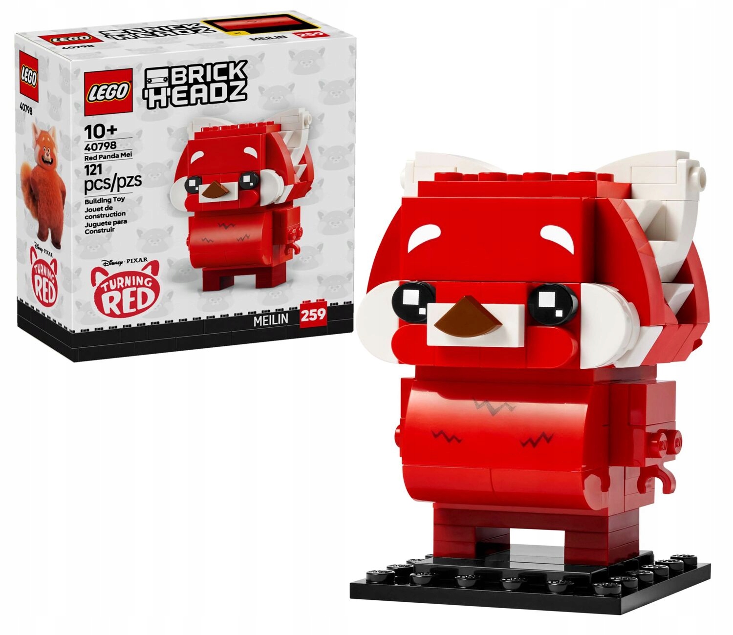 Lego 40798 BrickHeadz Panda červená Mei