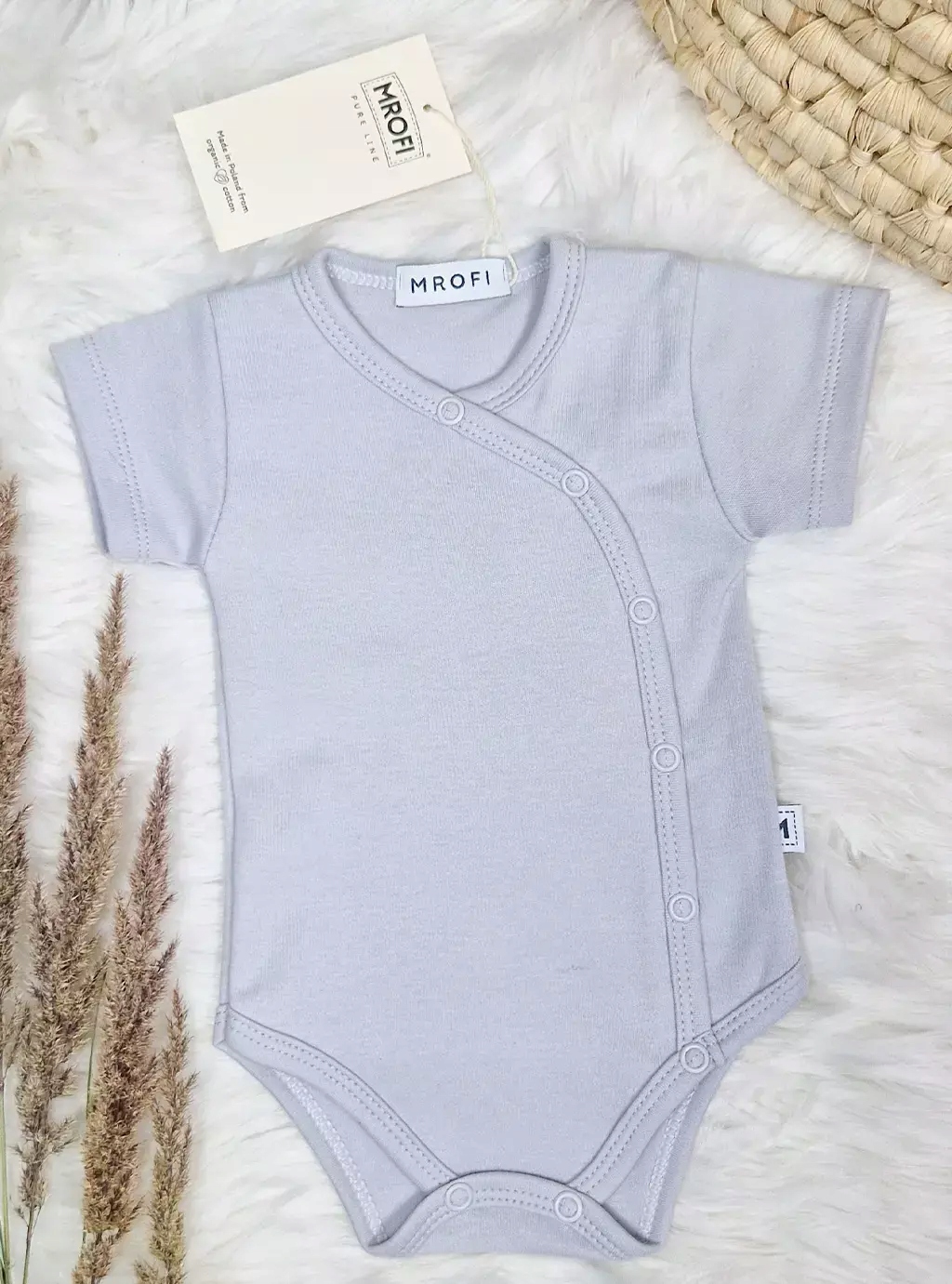 MROFI BODY NIEMOWLĘCE KOPERTOWE KR BAWEŁNA ORGANICZNA 50 Liczba sztuk w ofercie 1 szt.