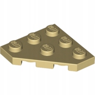 

Lego Płytka skośna 3x3 piaskowy tan 2450 2szt