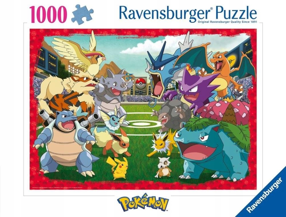 PUZZLE 1000 POKEMON OSTATECZNA ROZGRYWKA