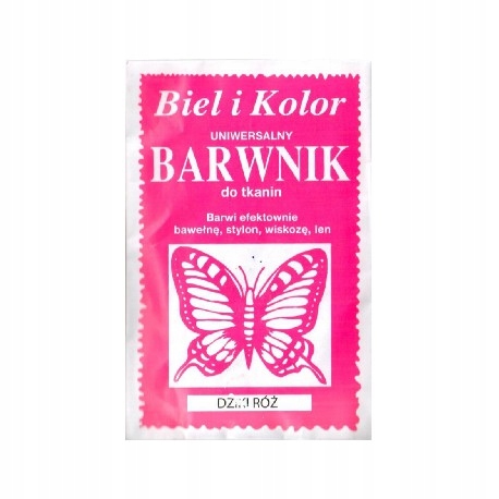 

Bk Barwnik do tkanin uniwersalny Dziki Róż