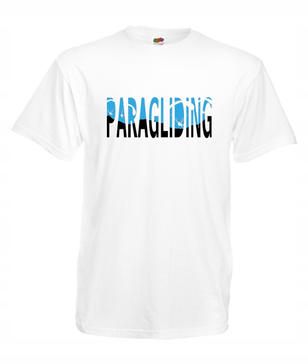 

XXXL Koszulka Męska Latanie Born To Fly Spadochron