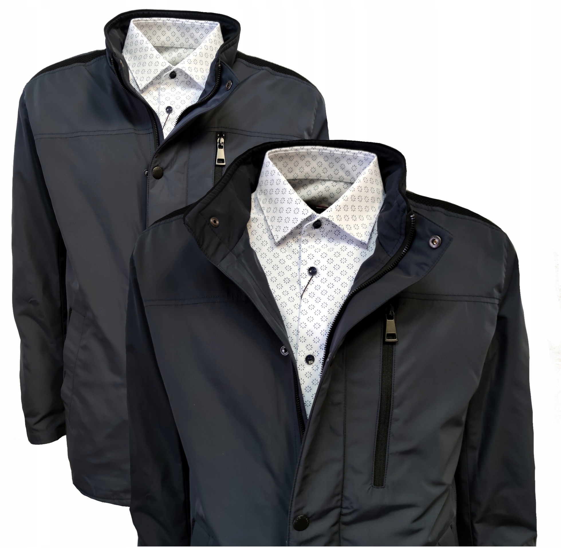 Pánská Jarní Bunda Zanardi K-02 Námořnická Modrá M