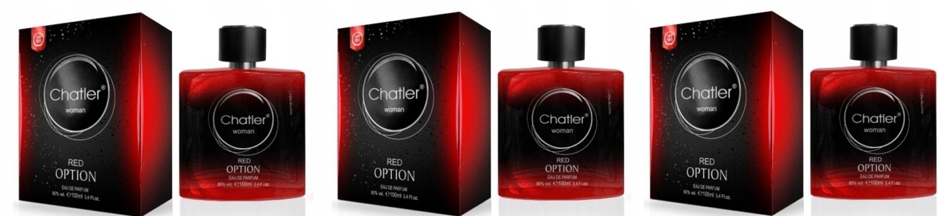 Chatler Red Option 3x100 ml dámská parfémovaná voda