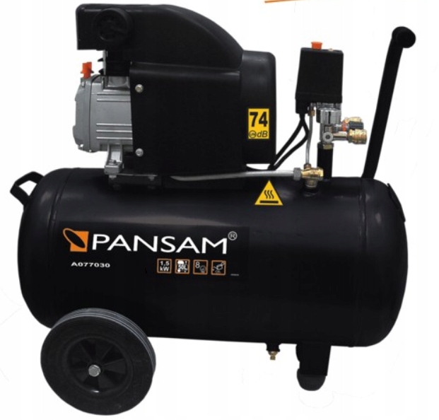 PANSAM A077030 KOMPRESOR OLEJOWY Z NAPĘDEM 50l