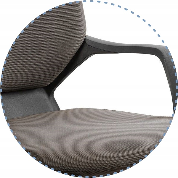 Fotel Obrotowy APOLLO Brązowy Unique Tkanina Biuro Kolor obicia odcienie brązu