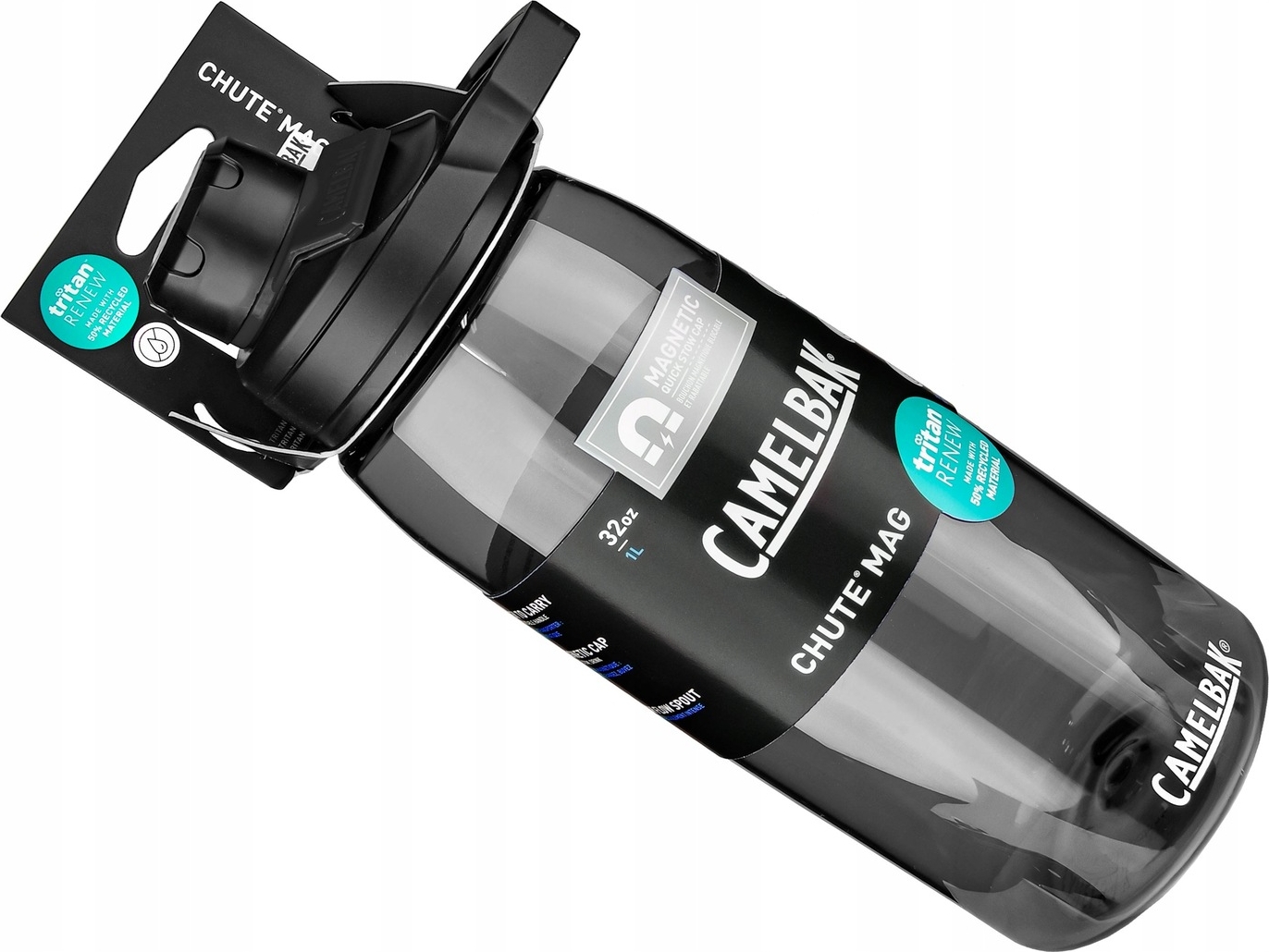 SPORTOWA BUTELKA TRITANOWA NA WODĘ SOK CHUTE MAG 1L CAMELBAK CHARCOAL SZARA Model BUTELKA TRITANOWA CHUTE MAG 1L CAMELBAK SZARA