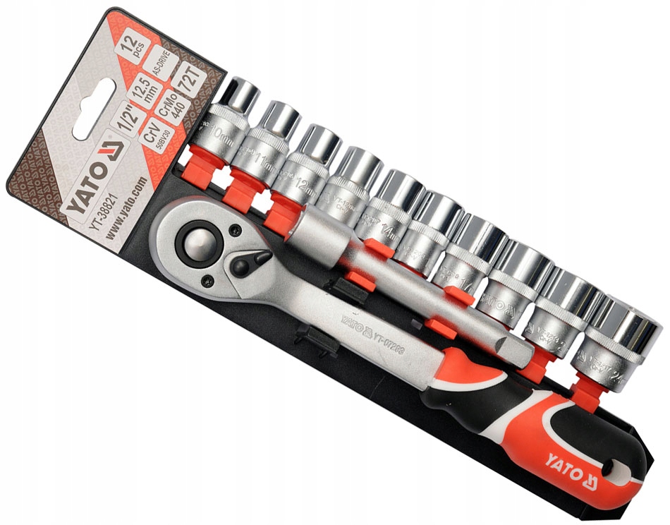 

Zestaw Nasadek Klucze Nasadowe Grzechotka 1/2