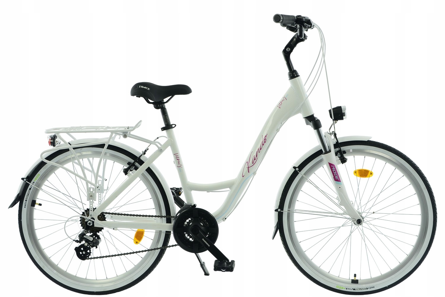 Rower 26 Kands Venus Pro alum. Tourney 15" biały połysk