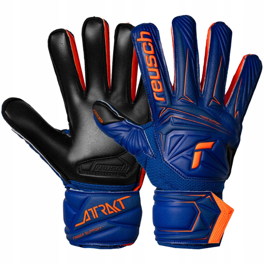 Rękawice Reusch Attrakt Infinity Finger Support Junior r. 7