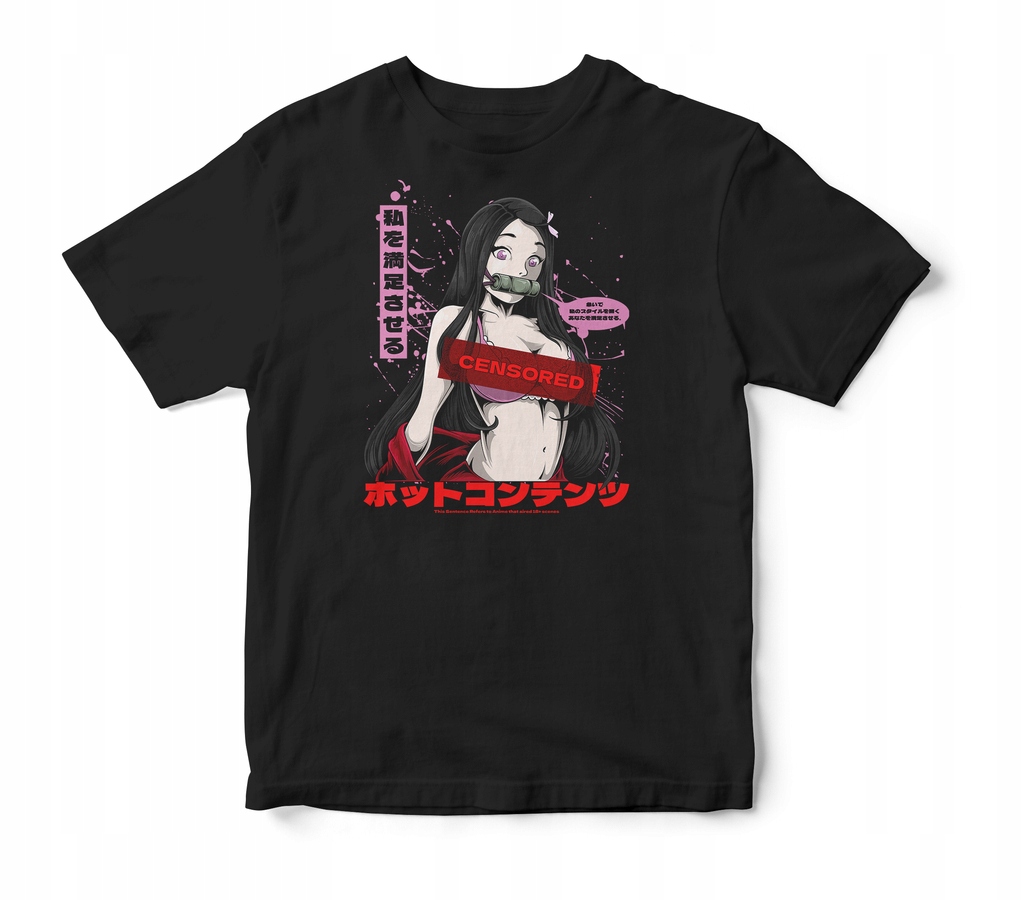 

Koszulka Męska Demon Slayer Anime Czarna 5XL