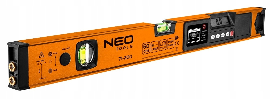 Poziomica cyfrowa Neo Tools 0,6 m 71-200