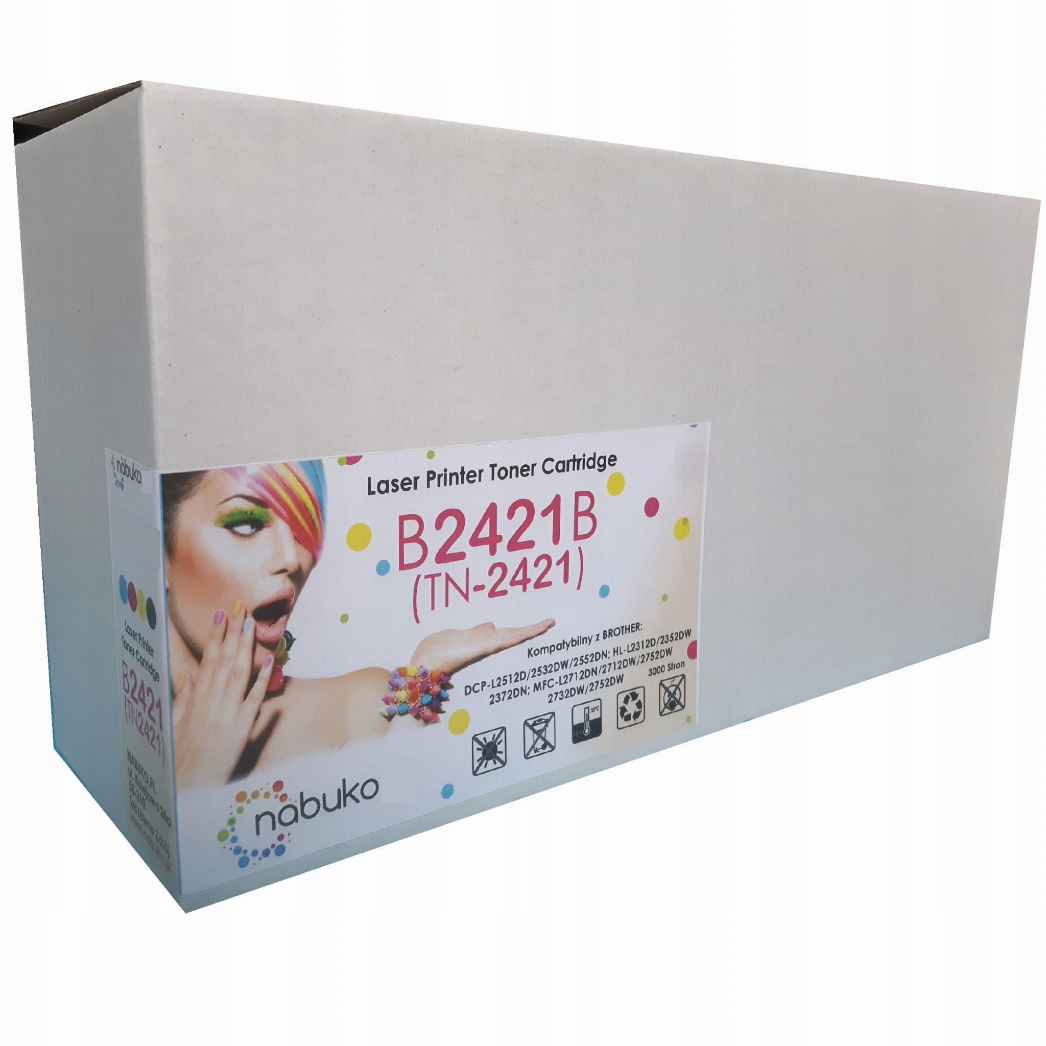 

Toner zamienny XL do Brother TN2421 3000 str