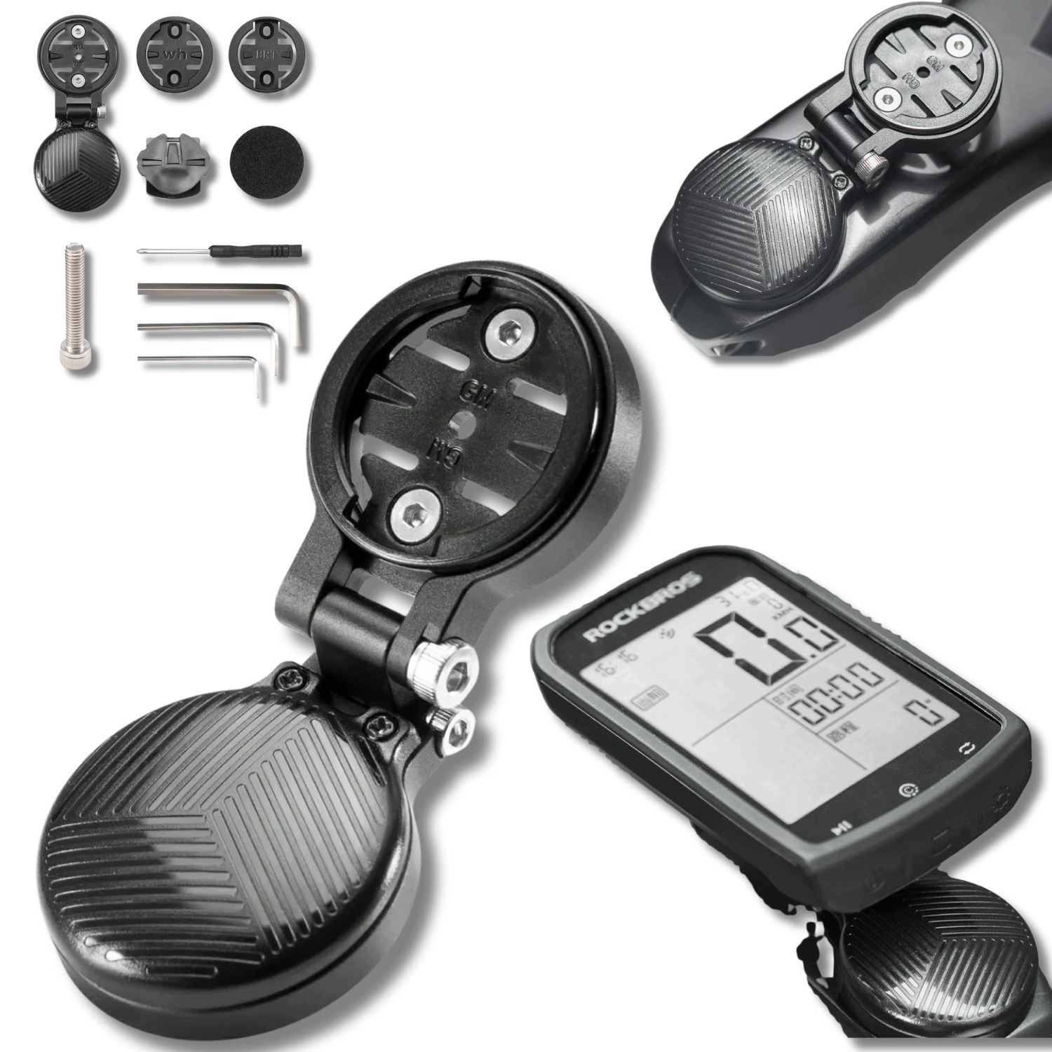 Uchwyt Na Licznik Rowerowy Lampkę Kamerę Na Kierownicę Do Garmin Rockbros