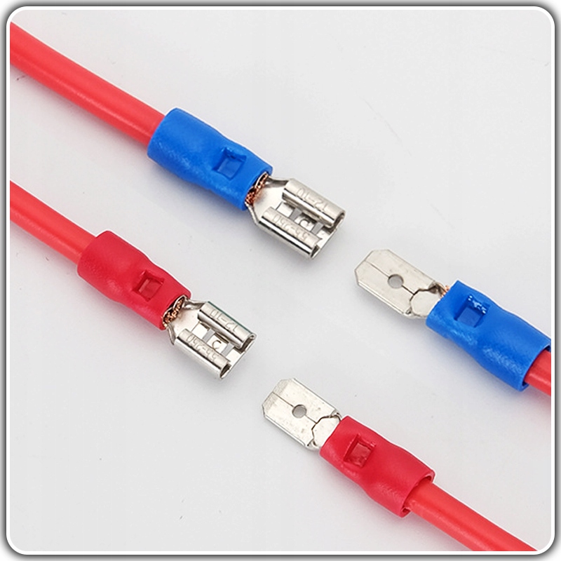 ZESTAW KONEKTORÓW IZOLOWANYCH SAMOCHODOWYCH 280 SZT. Zaciski Elektryczne Stan opakowania oryginalne