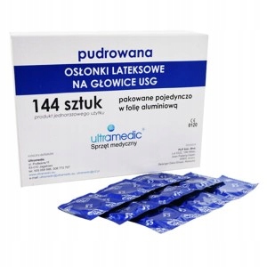 

Osłonki Lateksowe Na Głowicę Usg Pudrowane 144 szt